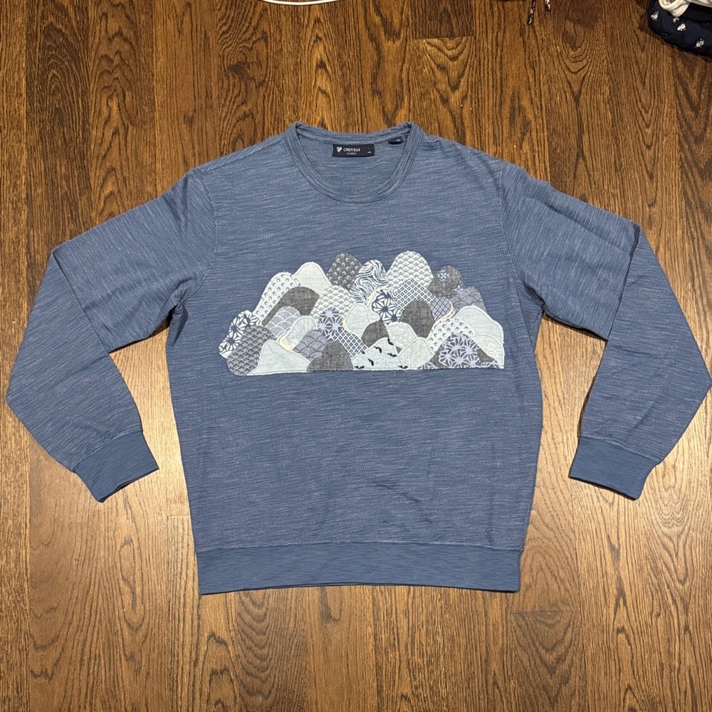 Daniel Cremieux Blue Graphic Crewneck Sweater